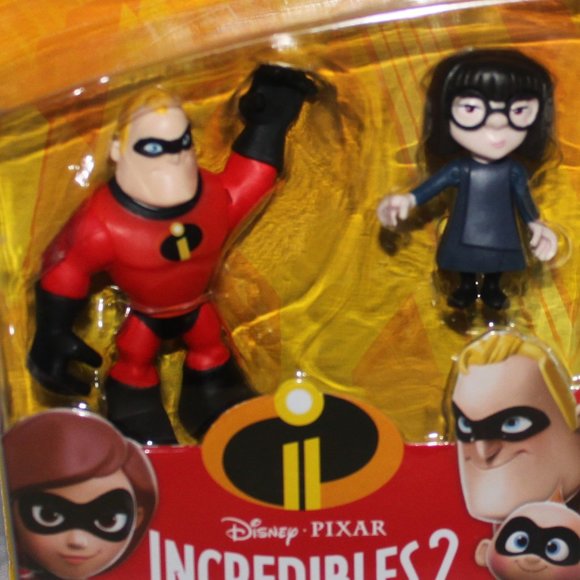 The Incredibles 2 Mr. Incredible & Jack Junior Supers 2 Action Figures NEW - Picture 2 of 2